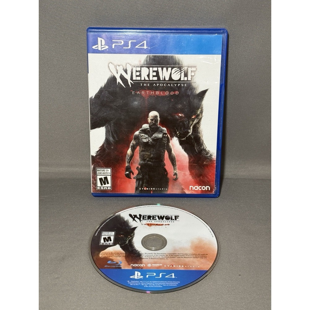 Werewolf: The Apocalypse - Earthblood - Sony PlayStation 4 Disc & Case